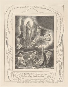 Boek van Job, Plaat 9, Het Visioen van Elifaz door William Blake