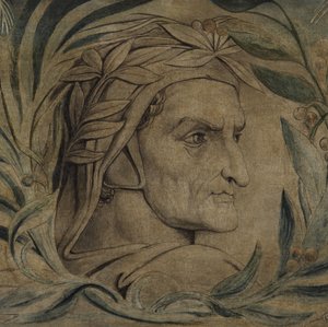 Dante Alighieri, c.1800-03 door William Blake