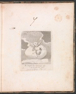 Voor Kinderen. De Poorten van het Paradijs, Plaat 8, Eindelijk, rijp om uit te komen, breekt hij de schaal door William Blake