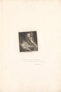 Voor de Geslachten- De Poorten van het Paradijs, Plaat 15, Angst & hoop zijn -- Visie door William Blake