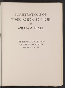 Illustraties van het Boek Job: De Linnell Collectie van Proefdrukken van de Platen door William Blake