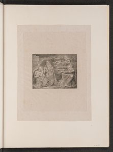 Job berispt door zijn vrienden, 1825 door William Blake