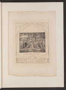 Job en Zijn Familie door William Blake
