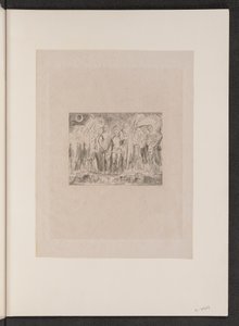 Job en zijn familie hersteld in welvaart, 1825 door William Blake