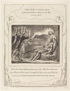 Jobs Troosters door William Blake