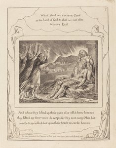 Jobs Troosters door William Blake