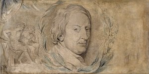John Dryden, c.1800 door William Blake