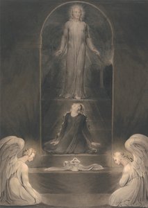 Maria Magdalena bij het Graf door William Blake