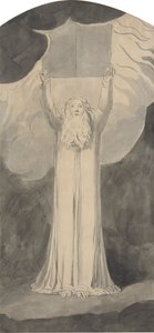 Mozes Ontvangt de Wet door William Blake