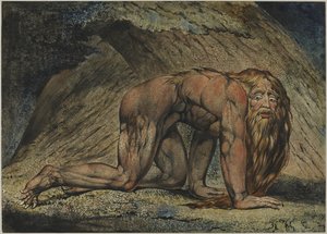 Nebukadnezar door William Blake