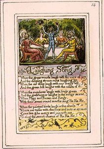 Lachend Lied: plaat 14 uit Songs of Innocence and of Experience (kopie R)