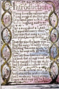 Inleiding: plaat 3 uit Songs of Innocence and of Experience (kopie R) c.1802-08 door William Blake