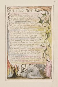 P.124-1950.pt53 Een Kleine Jongen Verloren: plaat 53 uit Songs of Innocence and of Experience (kopie R) c.1802-08