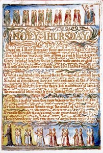 Witte Donderdag: plaat 19 uit Songs of Innocence and of Experience (kopie AA) ca. 1815-26