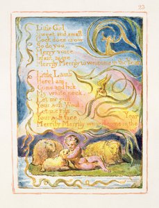 Lente (vervolg): plaat 23 uit Songs of Innocence and of Experience (kopie AA) door William Blake