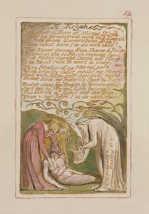 P.125-1950.pt52 Aan Tirzah: plaat 52 uit Songs of Innocence and of Experience (kopie AA) c.1815-26 door William Blake