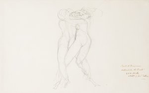 Paolo en Francesca door William Blake