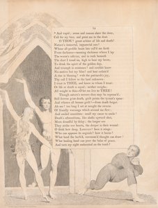 En flauw; zintuig en rede wijzen de deur door William Blake