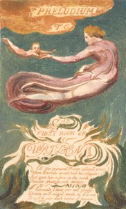 Het Eerste Boek van Urizen, Plaat 2, "Preludium tot het Boek van Urizen" (Bentley 2a) door William Blake