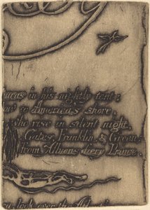 Herdruk van fragment van geannuleerde plaat voor "Een Profetie" door William Blake