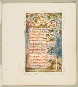 Songs of Innocence and of Experience: Night, ca. 1825 door William Blake