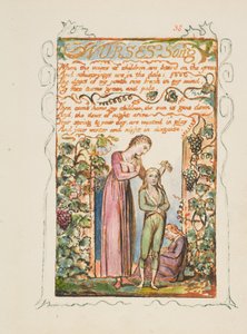 Songs of Innocence and of Experience: Nurses Song door William Blake
