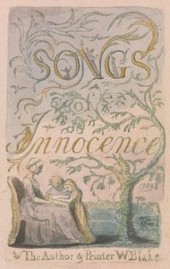 Songs of Innocence and of Experience, Plaat 2, Titelpagina van Innocence (Bentley 3) door William Blake