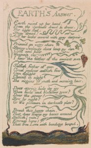 Songs of Innocence and of Experience, Plaat 35, "Earth