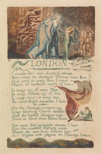 Songs of Innocence and of Experience, Plaat 39, "London" (Bentley 46) door William Blake