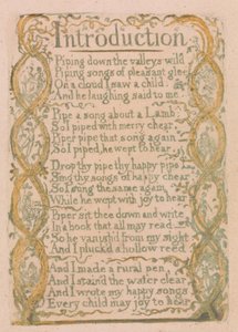 Songs of Innocence and of Experience, Plaat 3, Introductie (Bentley 4) door William Blake