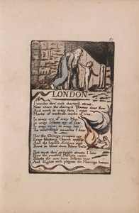 Songs of Innocence and of Experience, Plaat 51, London (Bentley 46) door William Blake