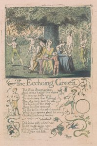 Songs of Innocence and of Experience, Plaat 8, "The Ecchoing Green" (Bentley 6) door William Blake