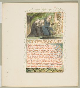 Liederen van Onschuld en Ervaring: De Tuin van Liefde, ca. 1825