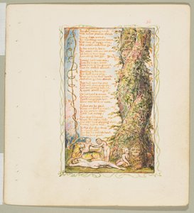 Songs of Innocence and of Experience: The Little Girl Found tweede plaat, ca. 1825 door William Blake