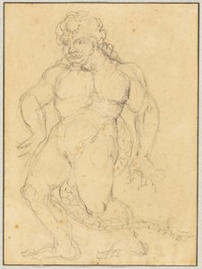 Studie van de Figuur van Agnello Brunelleschi door William Blake