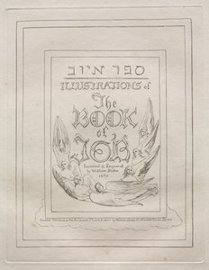 Het Boek van Job, 1825 door William Blake