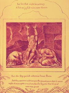 Het boek Job illustraties door William Blake door William Blake