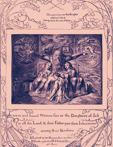 Het boek Job illustraties door William Blake door William Blake