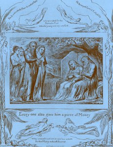 Het boek Job illustraties door William Blake door William Blake