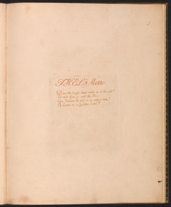 Het Boek van Thel, Plaat 1, Thels Motto... door William Blake