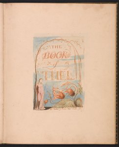 Het Boek van Thel, Plaat 2, Titelpagina door William Blake