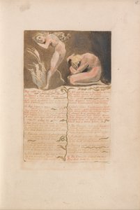 Het Eerste Boek van Urizen, Plaat 19, Ze Noemden Haar Medelijden en Vluchtten.... (Bentley 19)