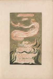 The First Book of Urizen, Plaat 2, Preludium to the Book of Urizen (Bentley 2) door William Blake