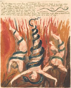 Het Eerste Boek van Urizen, Plaat 7, Zoals de Sterren Afstand Hebben van de Aarde... (Bentley 6)