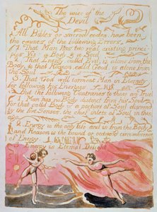 De Huwelijk van Hemel en Hel; De Stem van de Duivel door William Blake