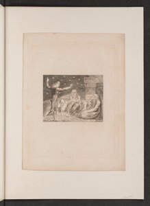 De Woede van Elihu door William Blake