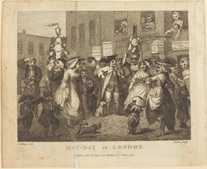 Meidag in Londen door William Blake after Samuel Collings
