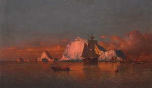Vissen voor de kust van Labrador, 1880