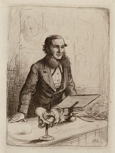 Alexander Russell Simpson, Professor van Verloskunde en Ziekten van Vrouwen en Kinderen (gravure) door William Brassey (after) Hole
