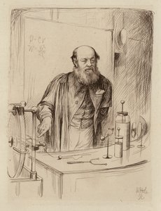 Peter Guthrie Tait, Professor in de Natuurfilosofie (gravure) door William Brassey (after) Hole